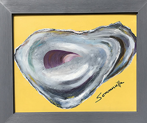 oyster shell painting